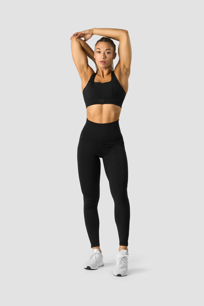 stride sports bra black