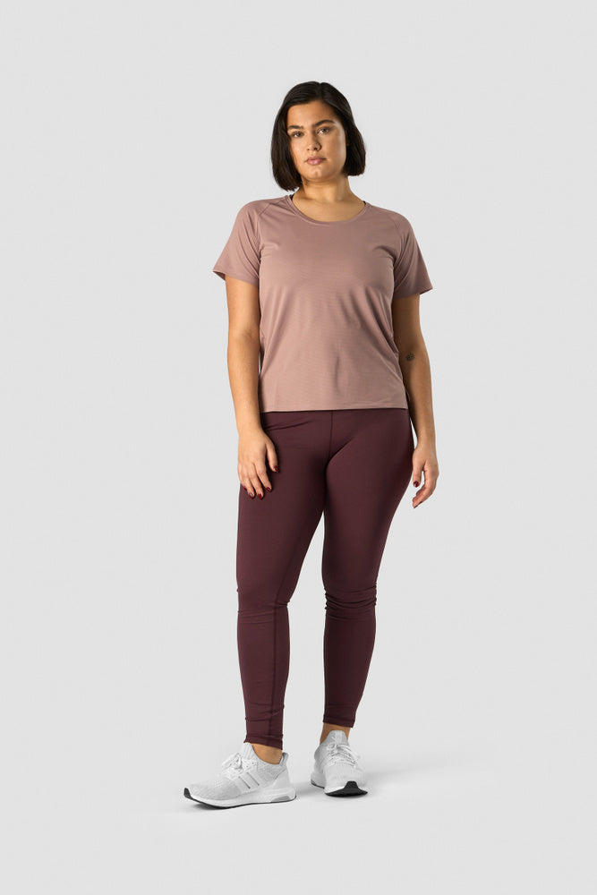 stride t-shirt wmn light mauve